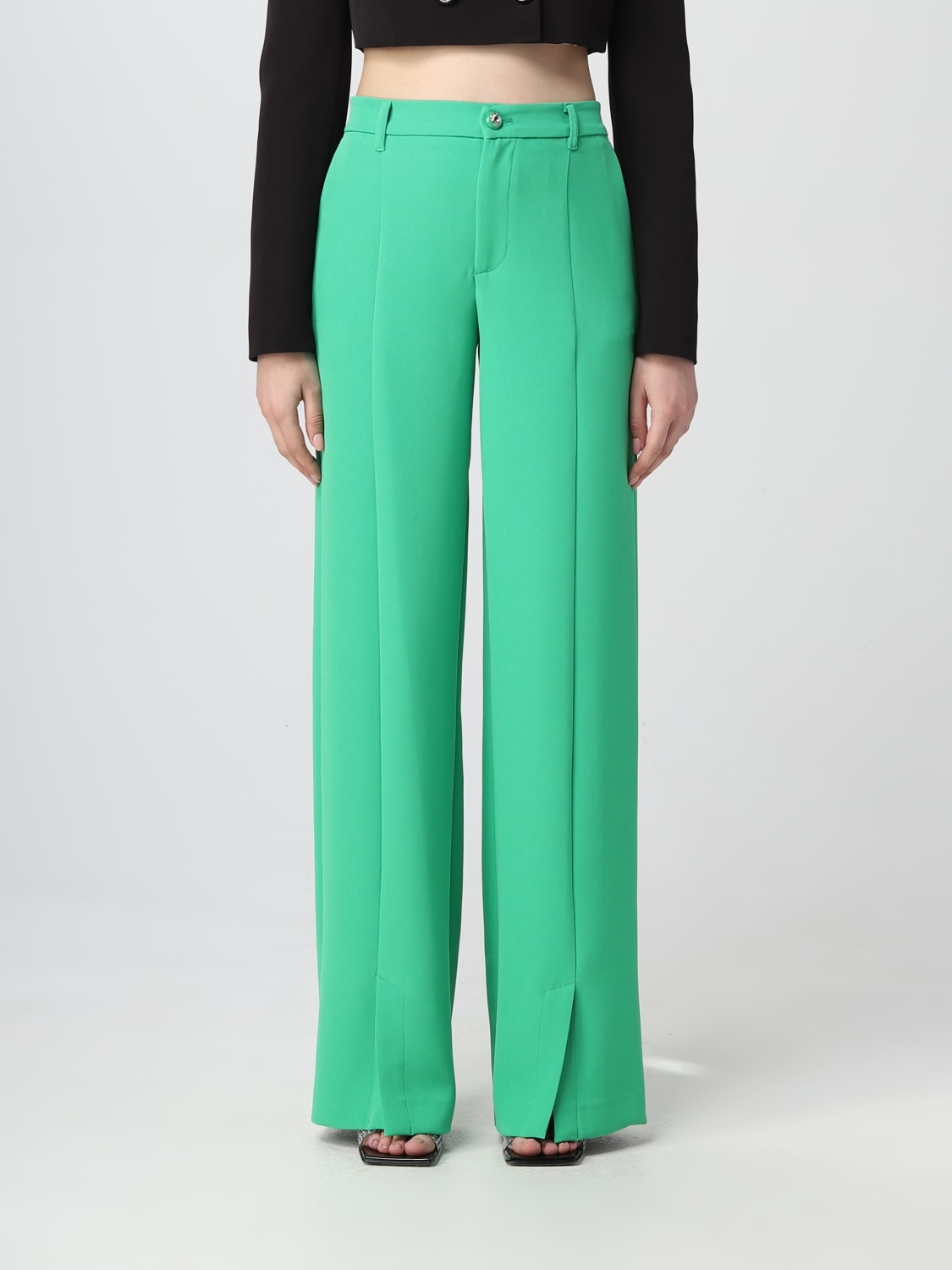 CHIARA FERRAGNI PANTS: Pants woman Chiara Ferragni, Green - Img 1