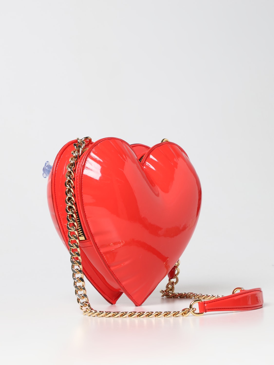 MOSCHINO COUTURE SHOULDER BAG: Crossbody bags woman Moschino Couture, Red - Img 2