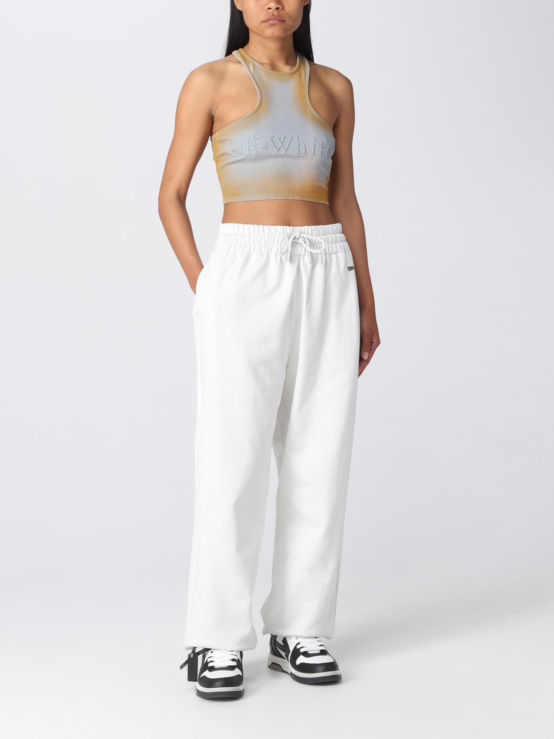 Pantalon off white femme hotsell