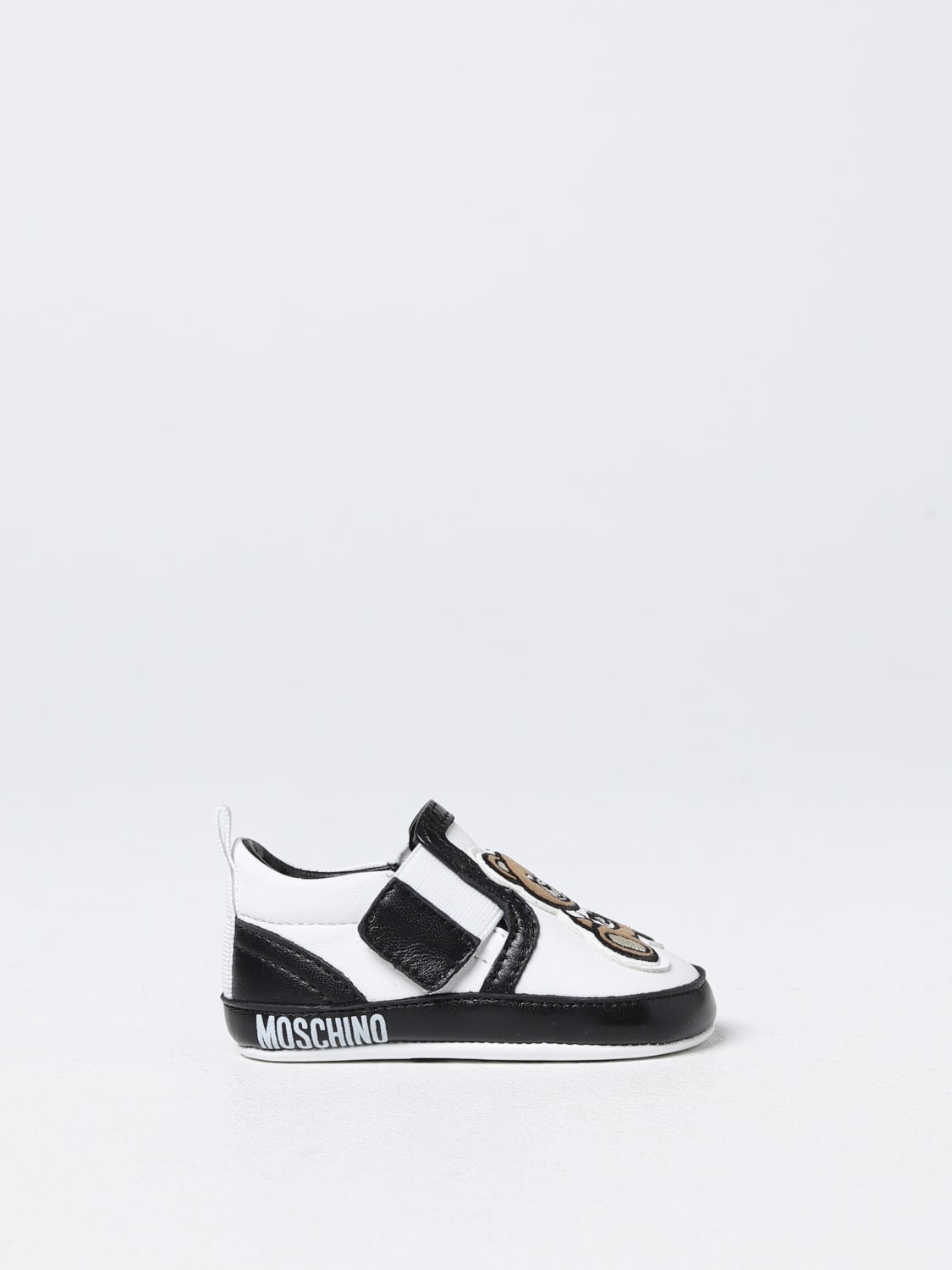 MOSCHINO BABY BOYS' SNEAKERS: Shoes kids Moschino Baby, White - Img 1