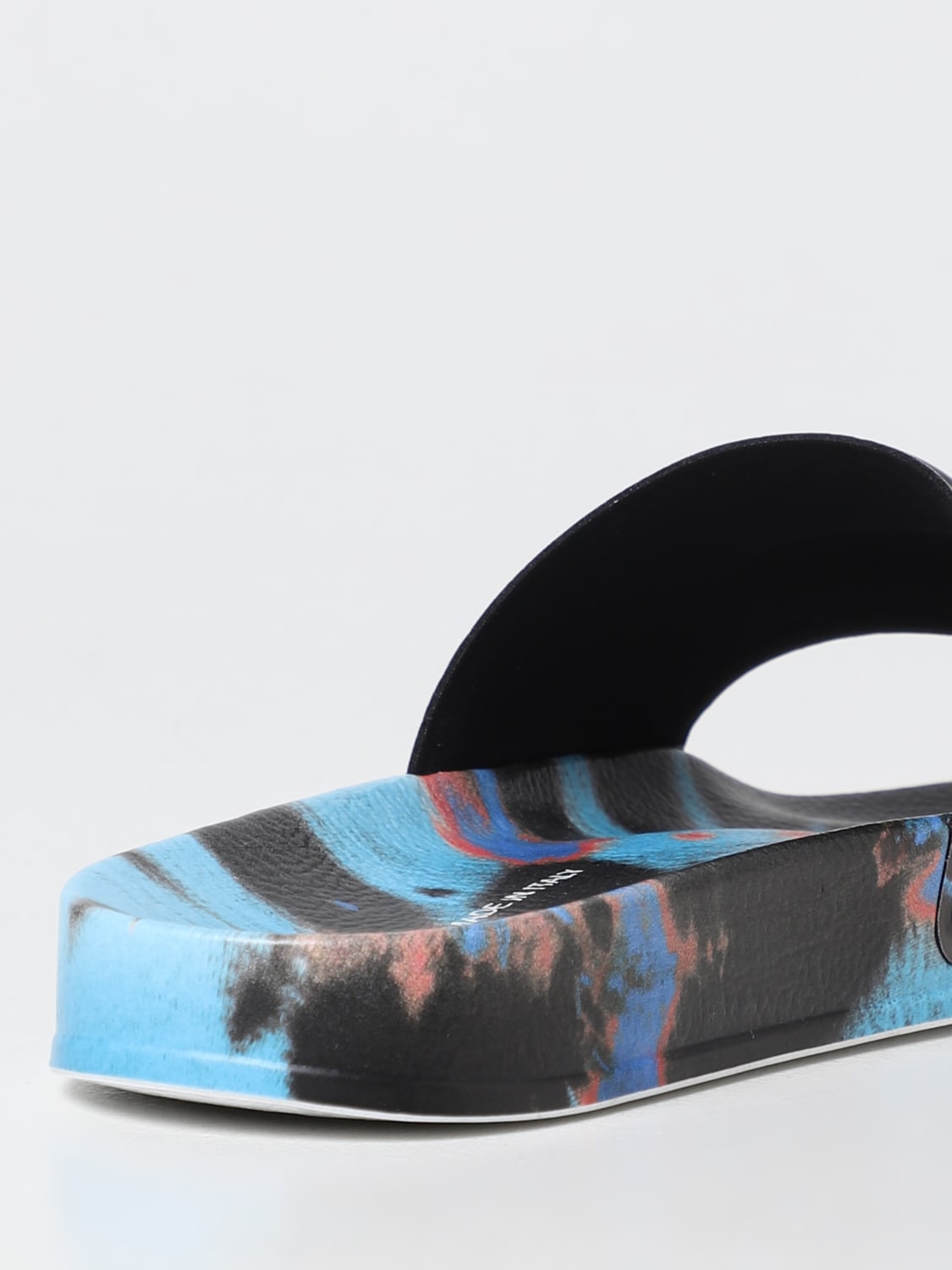 MSGM SANDALS: MSGM rubber slides, Black - Img 3