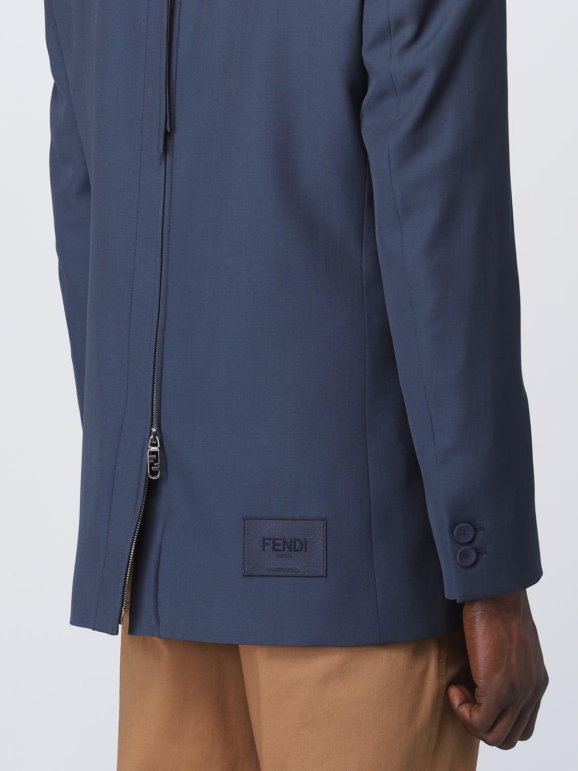 FENDI ジャケット FENDI（フェンディ） 美品/国内正規/23年製 FJ7456 AXAS シルク混