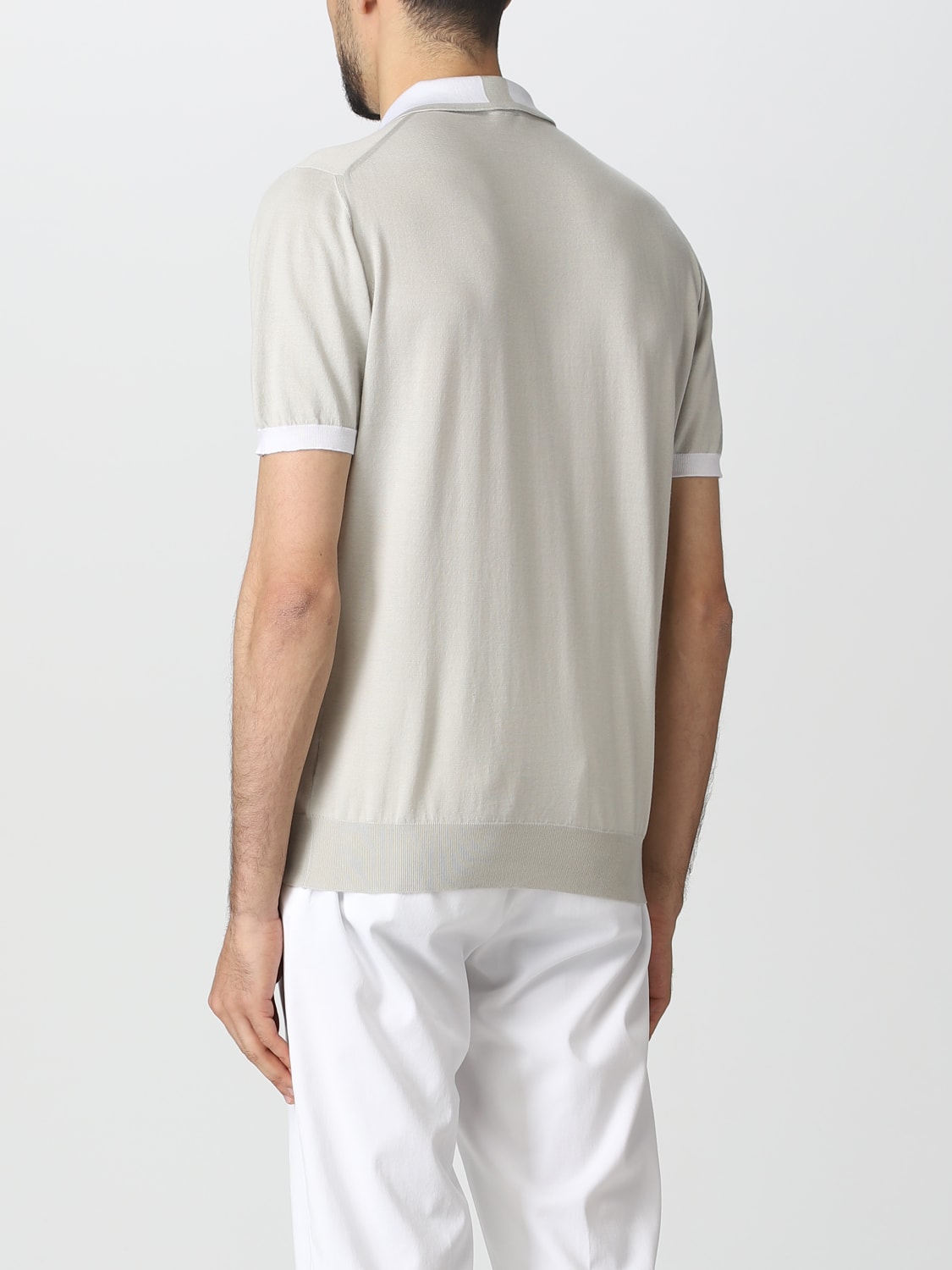 KITON POLO: Polo herren Kiton, Beige - Img 2