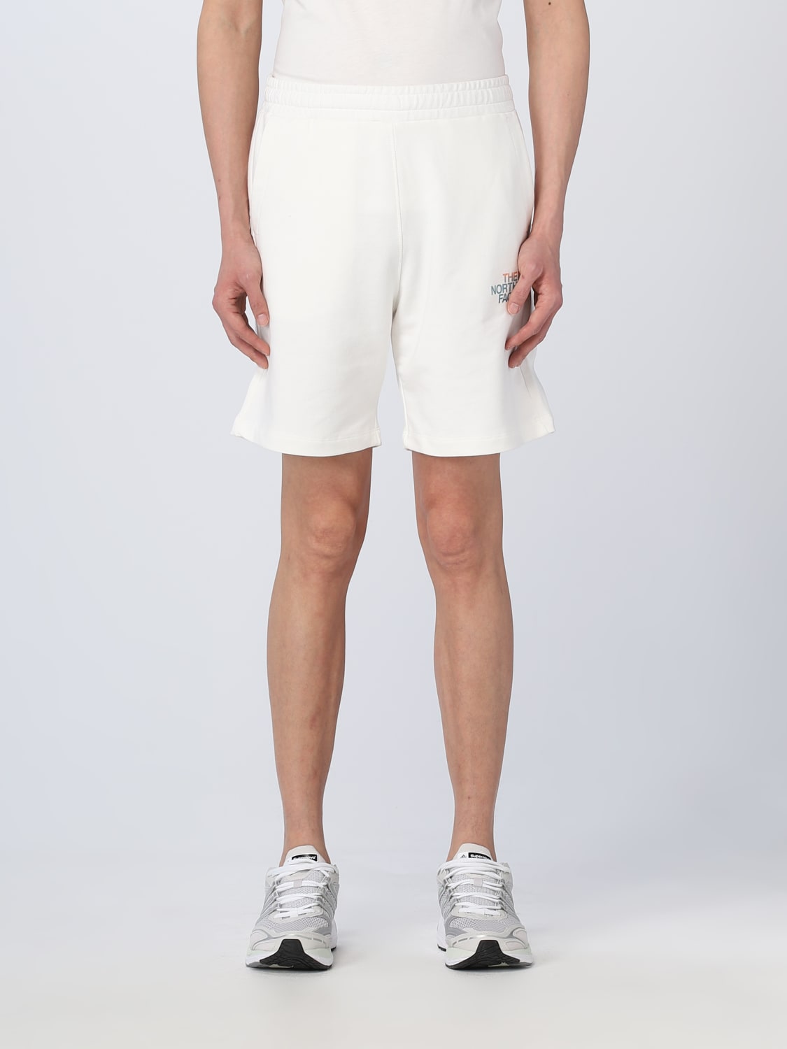 White north face shorts top