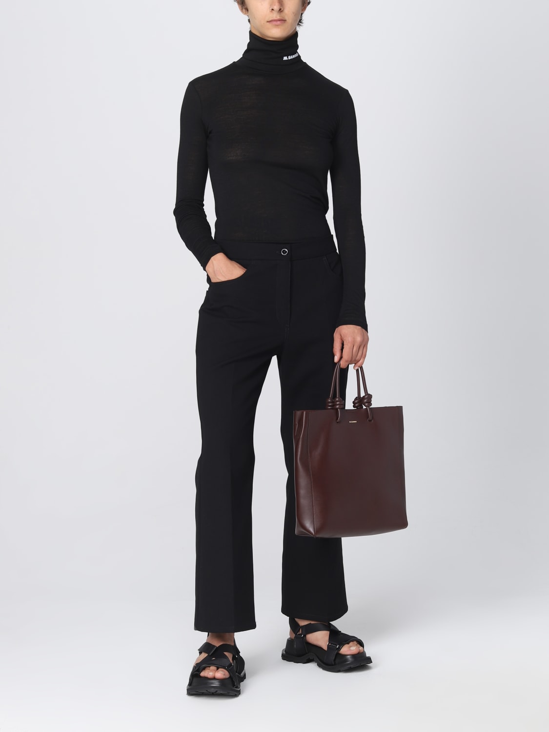 JIL SANDER PANTALON: Pantalon femme Jil Sander, Noir - Img 2