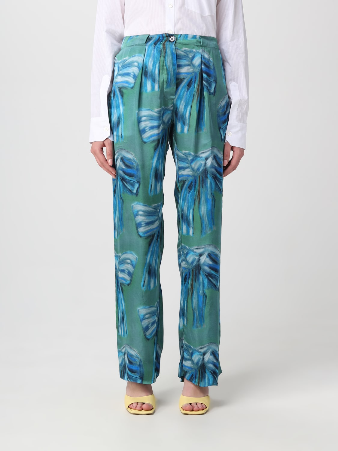 ACNE STUDIOS PANTS: Acne Studios women's pants, Green - Img 1