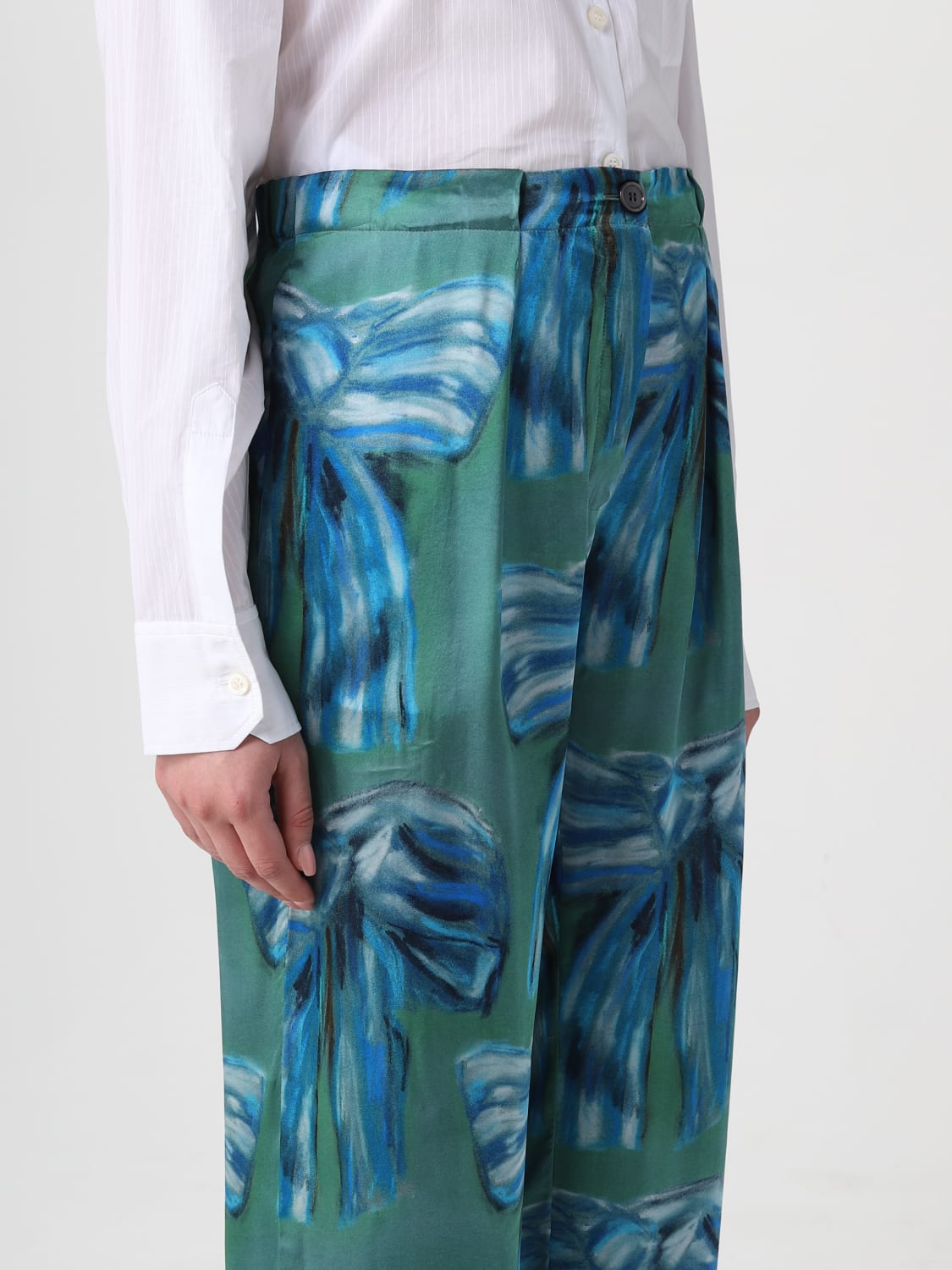 ACNE STUDIOS PANTS: Acne Studios women's pants, Green - Img 4