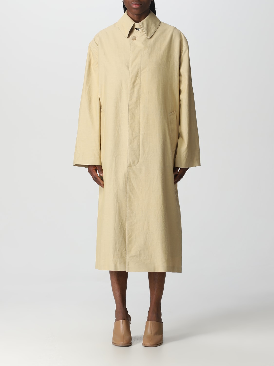 MAISON MARGIELA TRENCH: Trench Margiela in cotone, Beige - Img 1