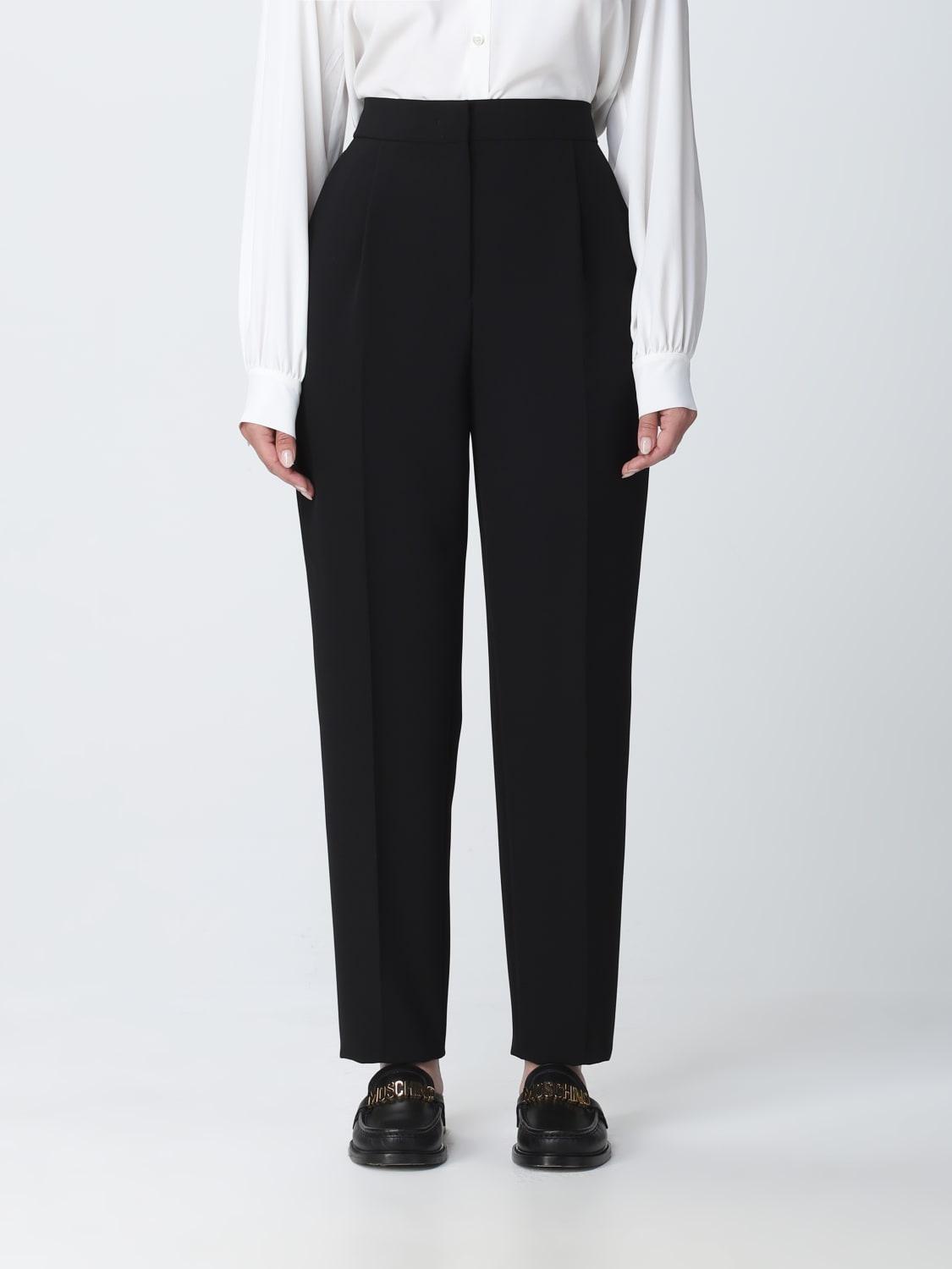 Moschino Couture Outlet: Pants woman - Black | Moschino