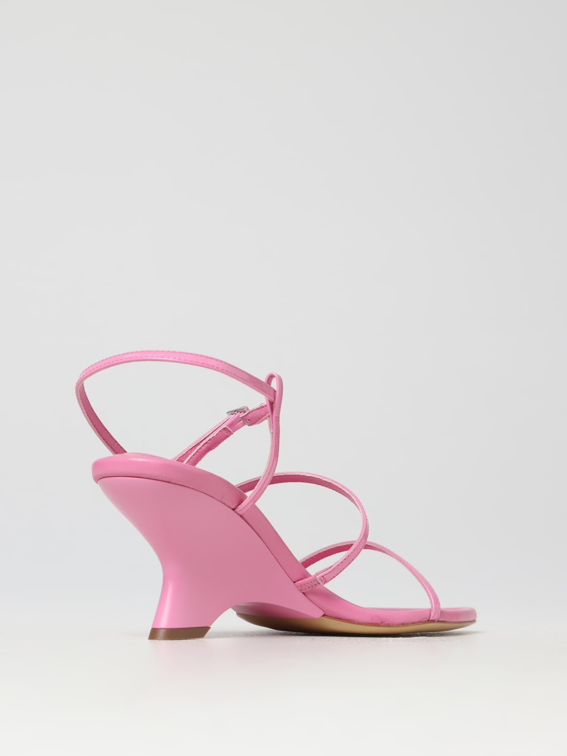 GIA BORGHINI WEDGE SHOES: Flat sandals woman Gia Borghini, Pink - Img 3