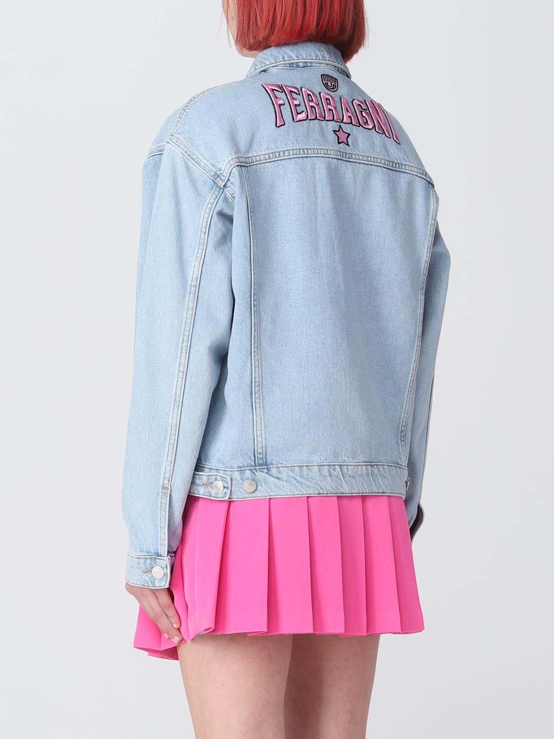 CHIARA FERRAGNI JACKE: Jacke damen Chiara Ferragni, Blau - Img 2