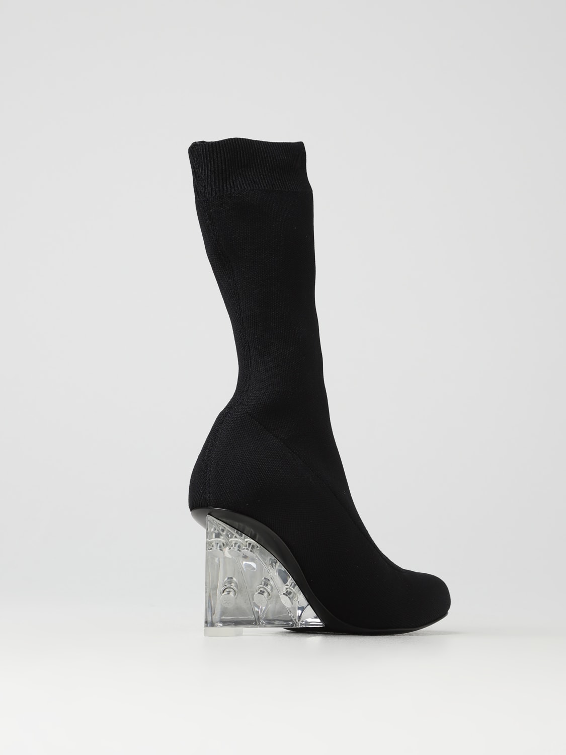 ALEXANDER MCQUEEN BOTTINES PLATES: Bottes femme Alexander McQueen, Noir - Img 3