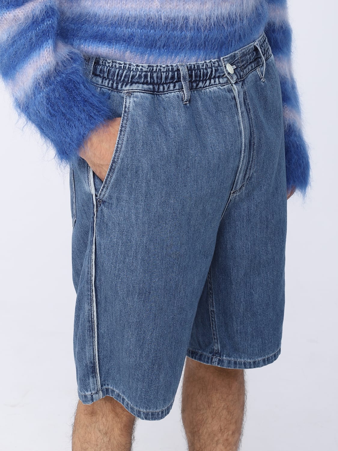 MARNI SHORT: Marni shorts in denim, Blue - Img 5