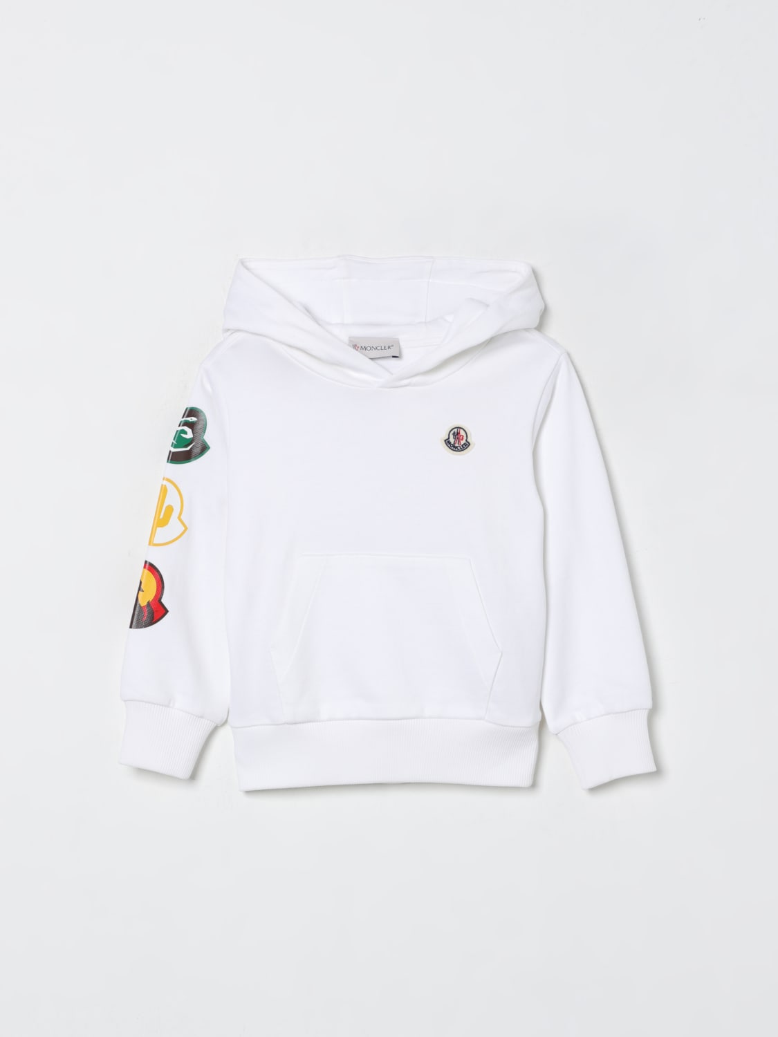 MONCLER SWEATER: Sweater kids Moncler, White - Img 1