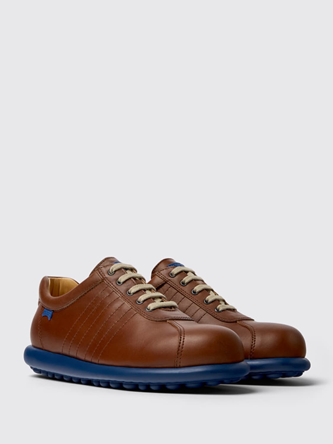 CAMPER SNEAKERS: Camper Pelotas leather sneakers, Brown - Img 2