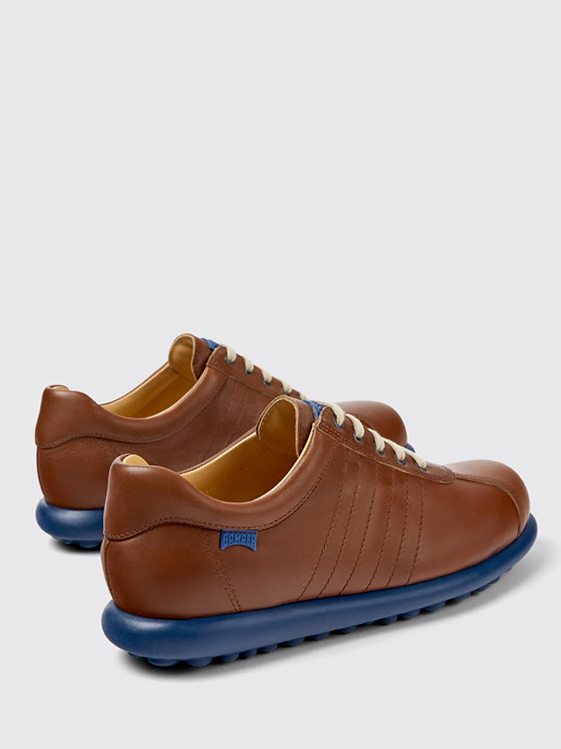 CAMPER SNEAKERS: Camper Pelotas leather sneakers, Brown - Img 4