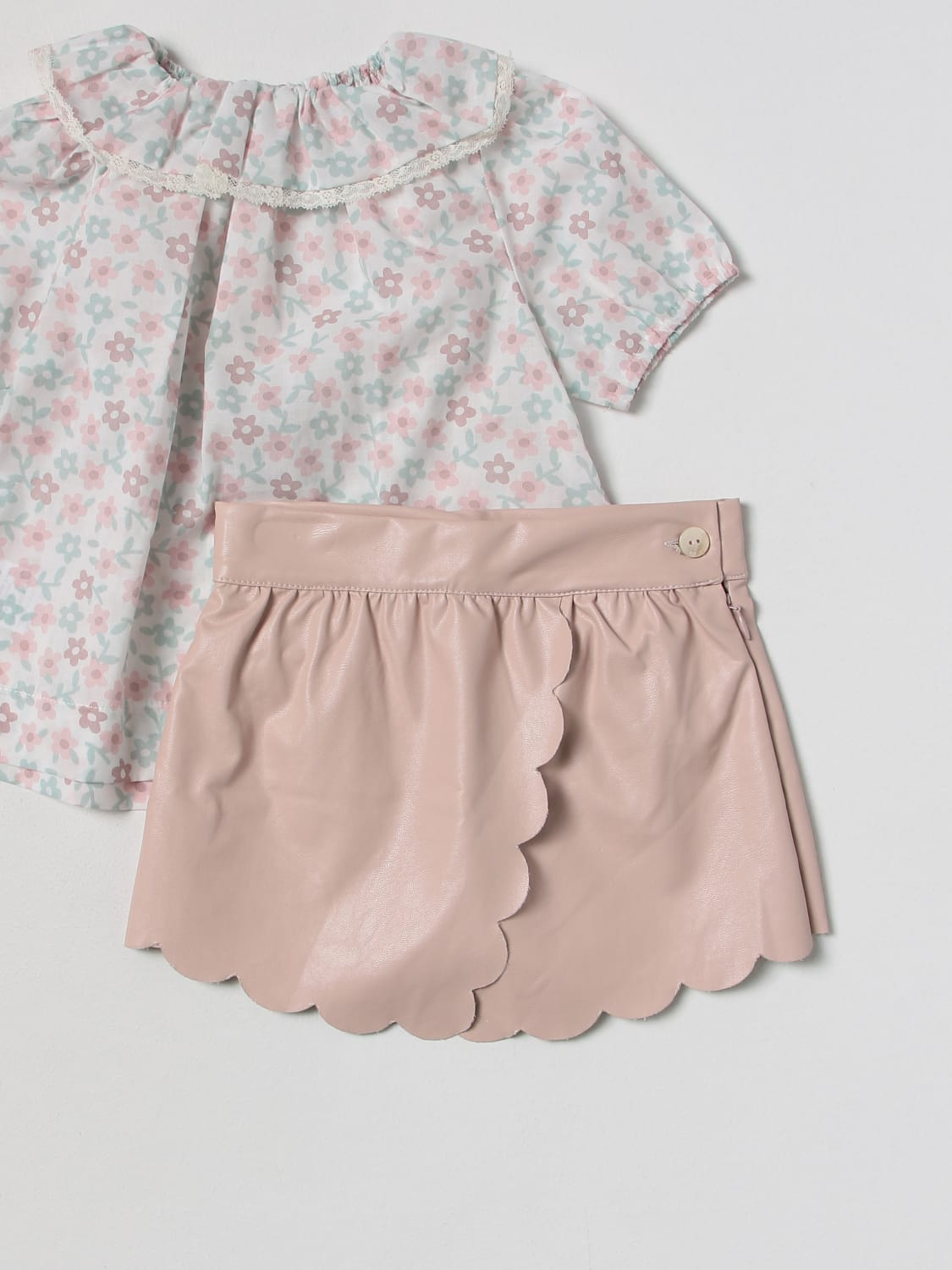 LA STUPENDERIA CONJUNTO: Mono niños La Stupenderia, Blanco - Img 3