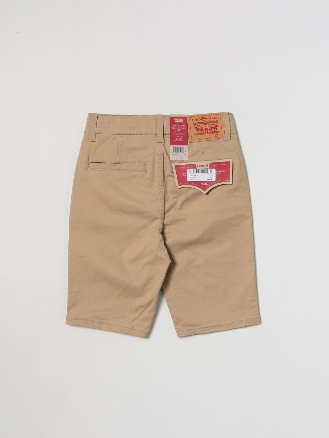 LEVI'S PANTALONES CORTOS: Pantalón corto niños Levi's, Beige - Img 2