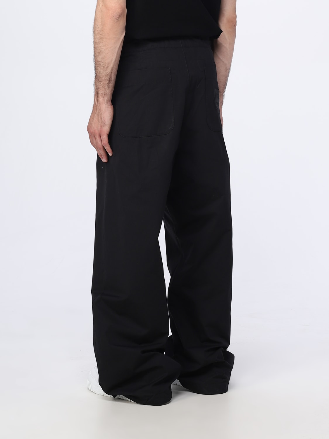 VERSACE PANTS: Versace cotton pants, Black - Img 3