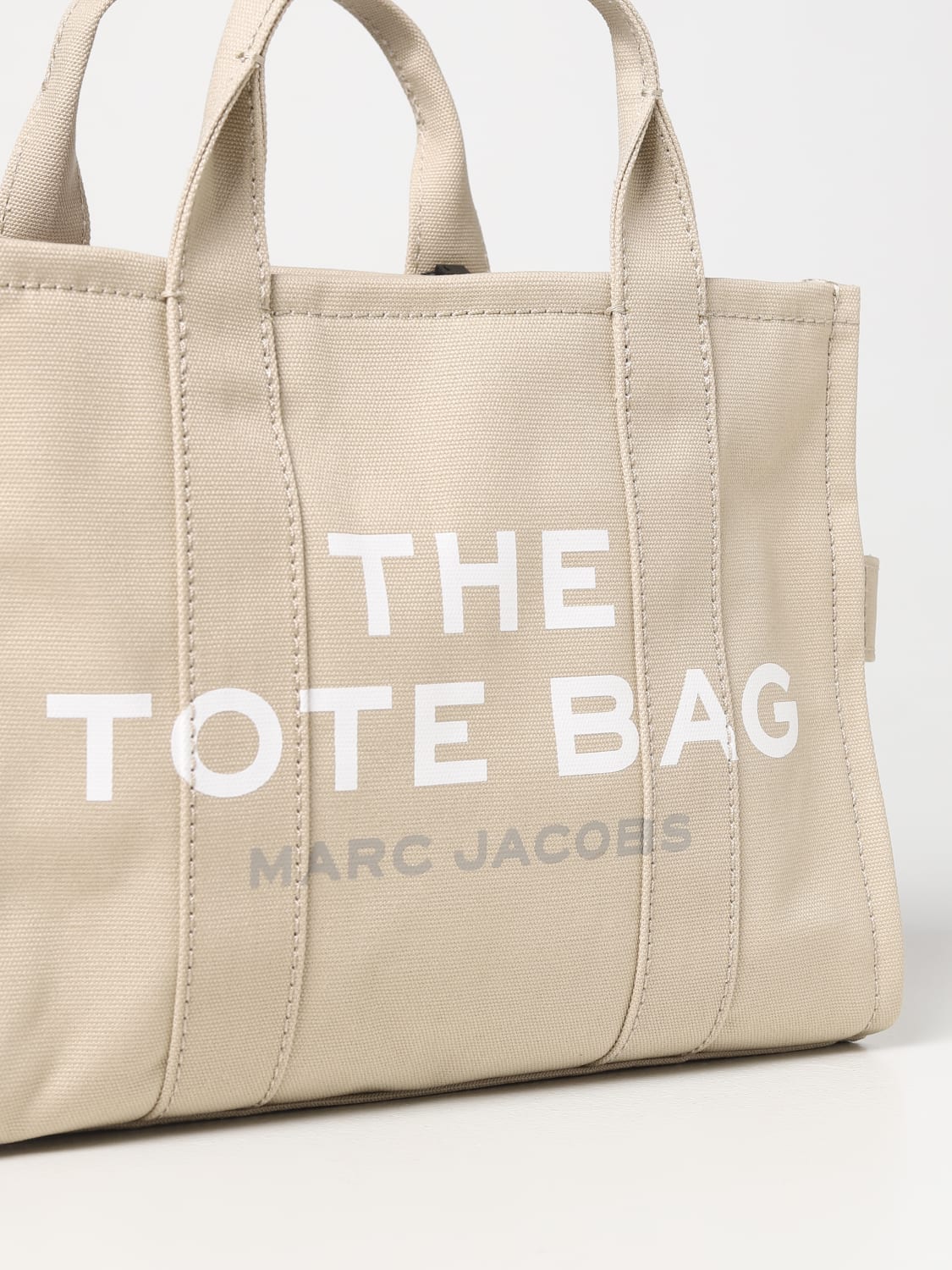 MARC JACOBS HANDBAG: Marc Jacobs The Tote Bag in canvas, Beige - Img 3