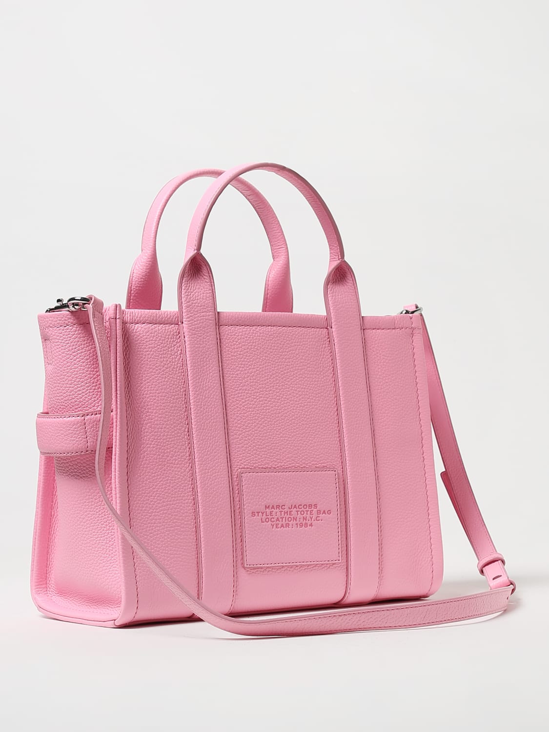 MARC JACOBS BORSA TOTE: Borsa The Tote Bag Marc Jacobs in pelle a grana, Nudo - Img 2