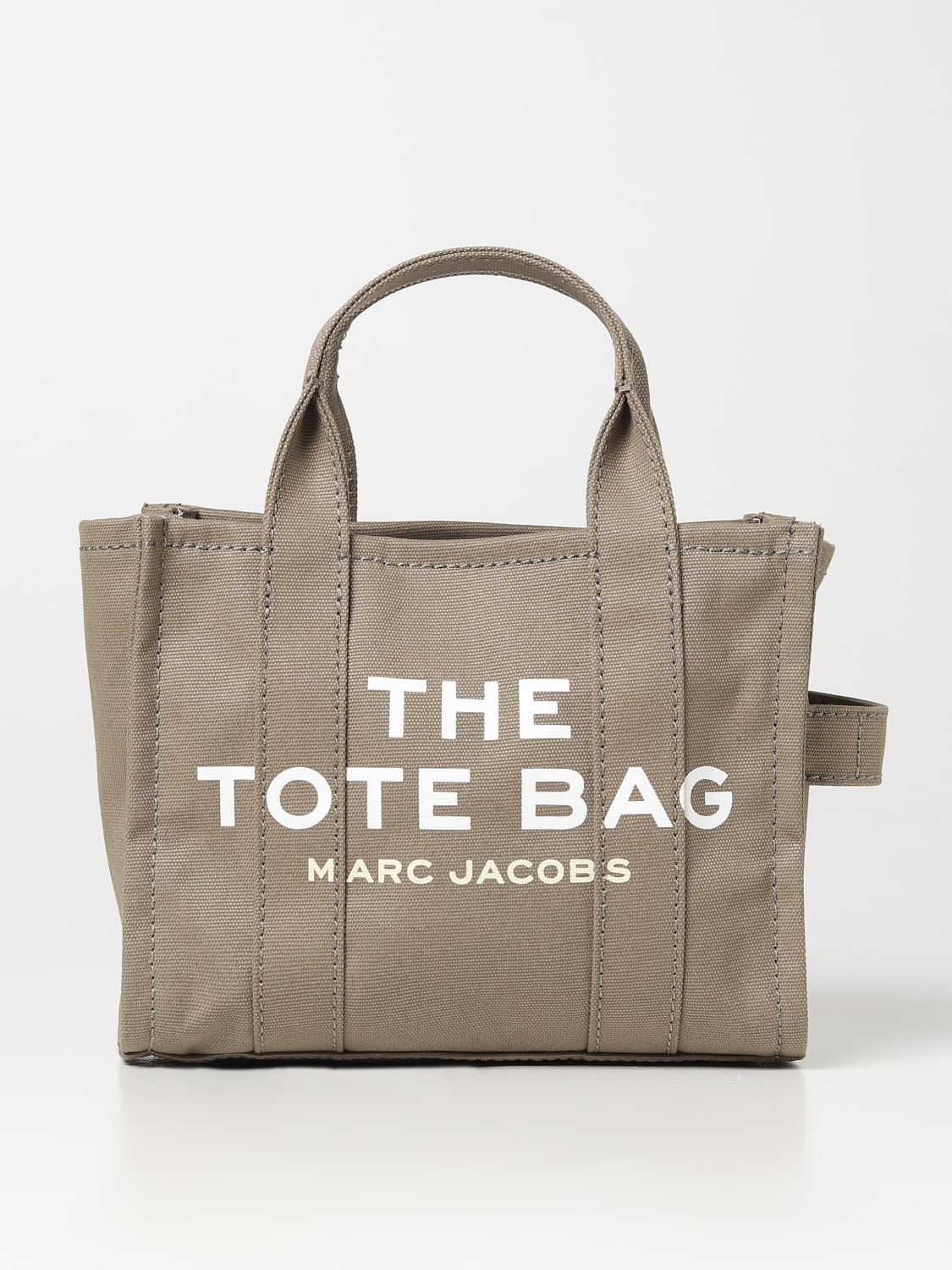 MARC JACOBS HANDBAG: Marc Jacobs The Tote Bag in canvas, Green - Img 1
