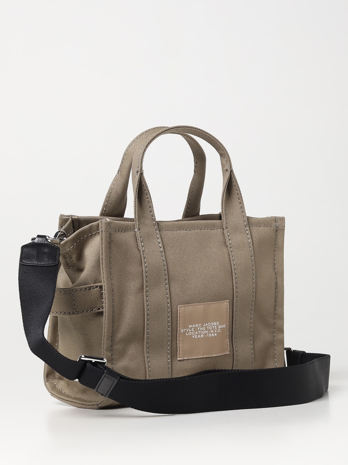 MARC JACOBS HANDBAG: Marc Jacobs The Tote Bag in canvas, Green - Img 2