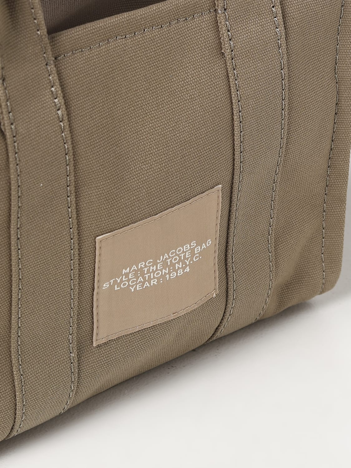 MARC JACOBS HANDBAG: Marc Jacobs The Tote Bag in canvas, Green - Img 3