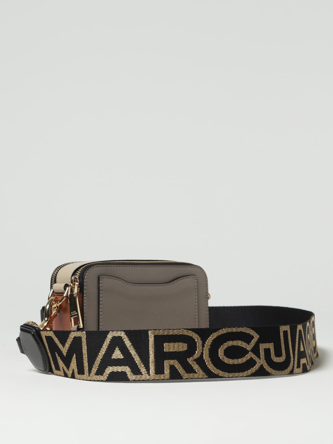 MARC JACOBS BORSA MINI: Borsa The Snapshot Marc Jacobs in pelle saffiano, Beige - Img 2