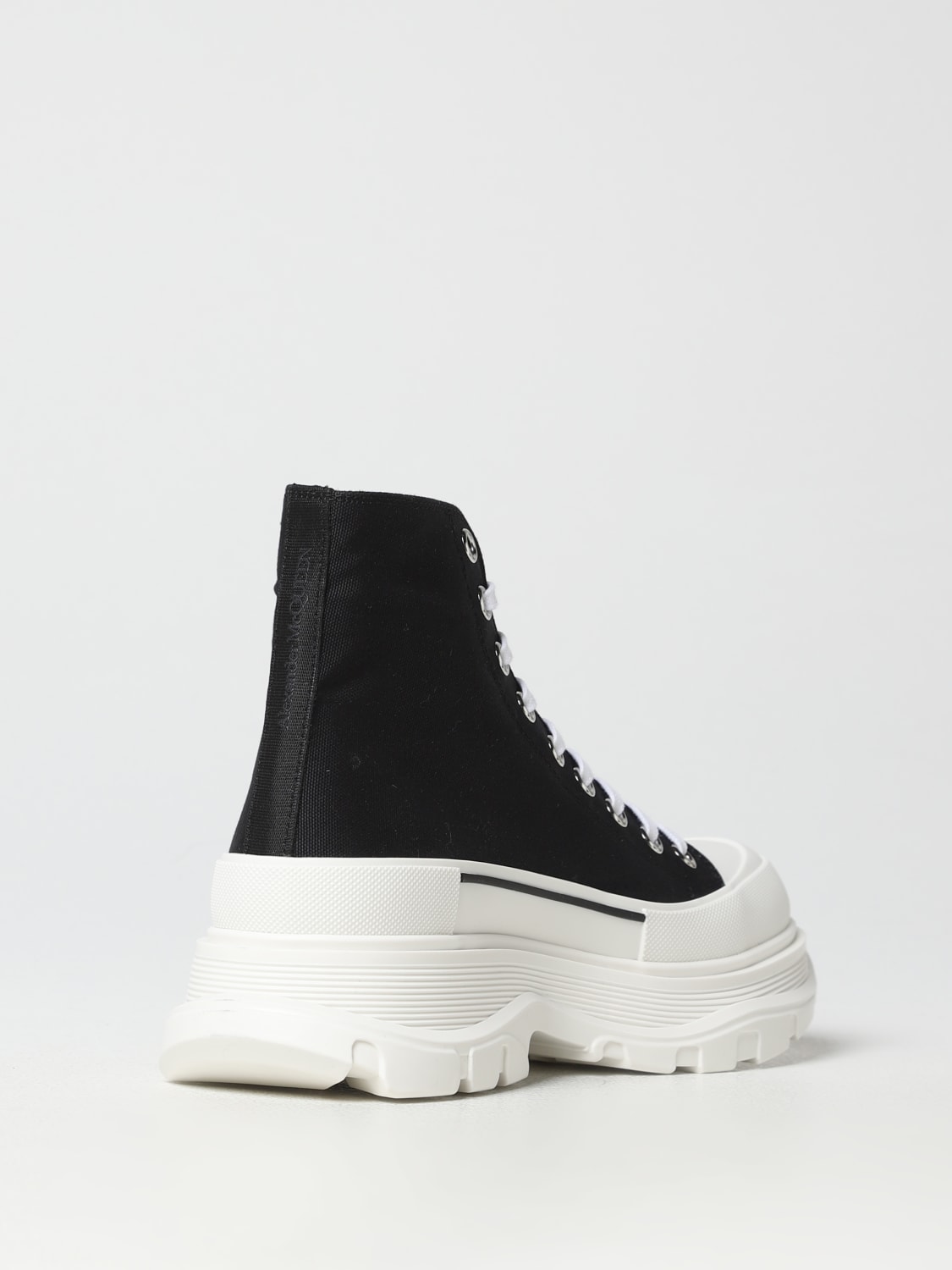 スニーカー alexander mcqueen SNEAKER (705659W4MV2 9000) McQueen Outlet: sneakers in canvas - Black | McQueen
