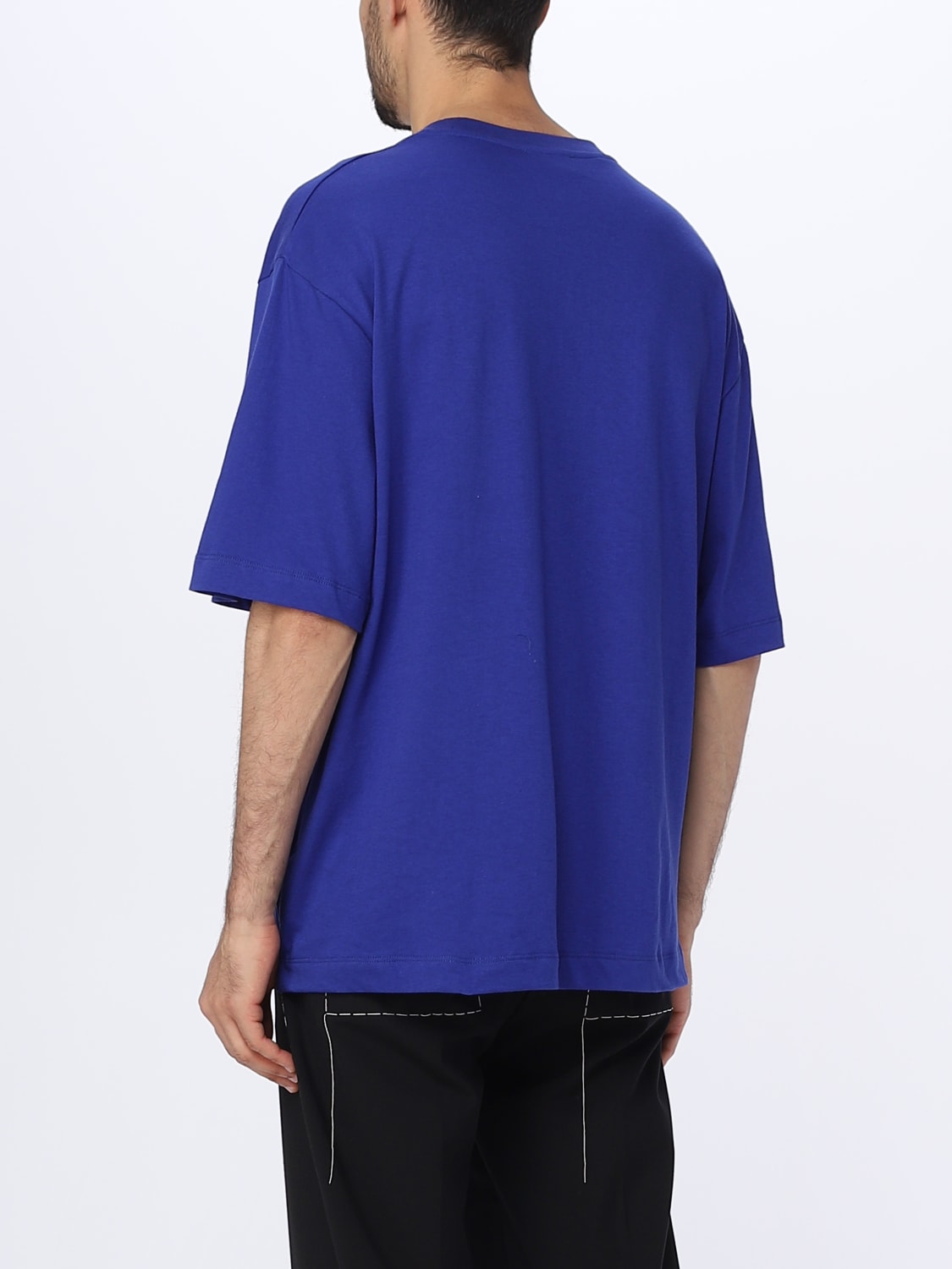 Tシャツ・カットソー Off-White Men T-shirt Blue OMAA120S23JER026 901 Off-Whiteアウトレット：Tシャツ メンズ - ブルー | GIGLIO.COM