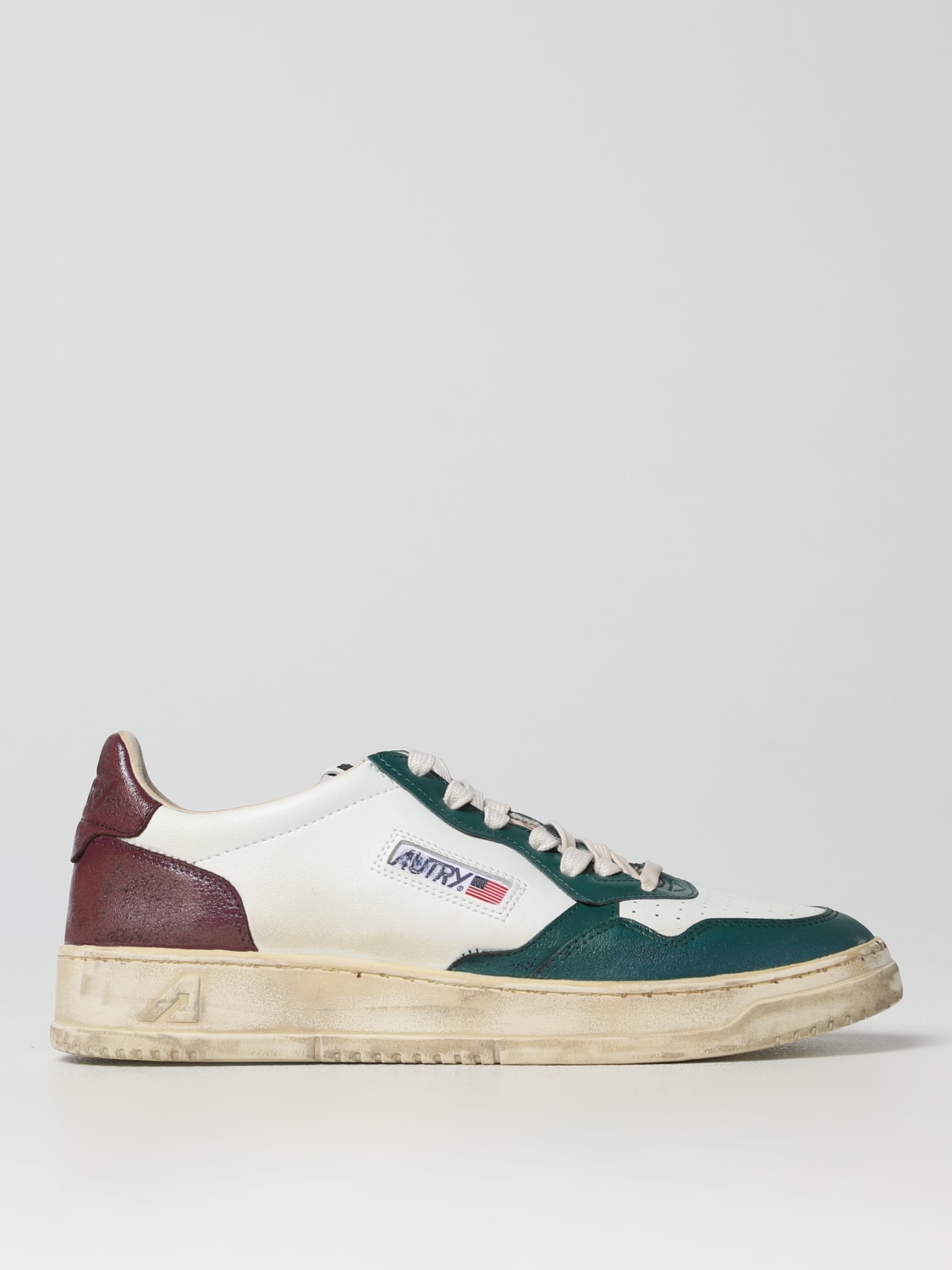 AUTRY SNEAKERS: Autry Super Vintage sneakers in used leather, Multicolor - Img 1