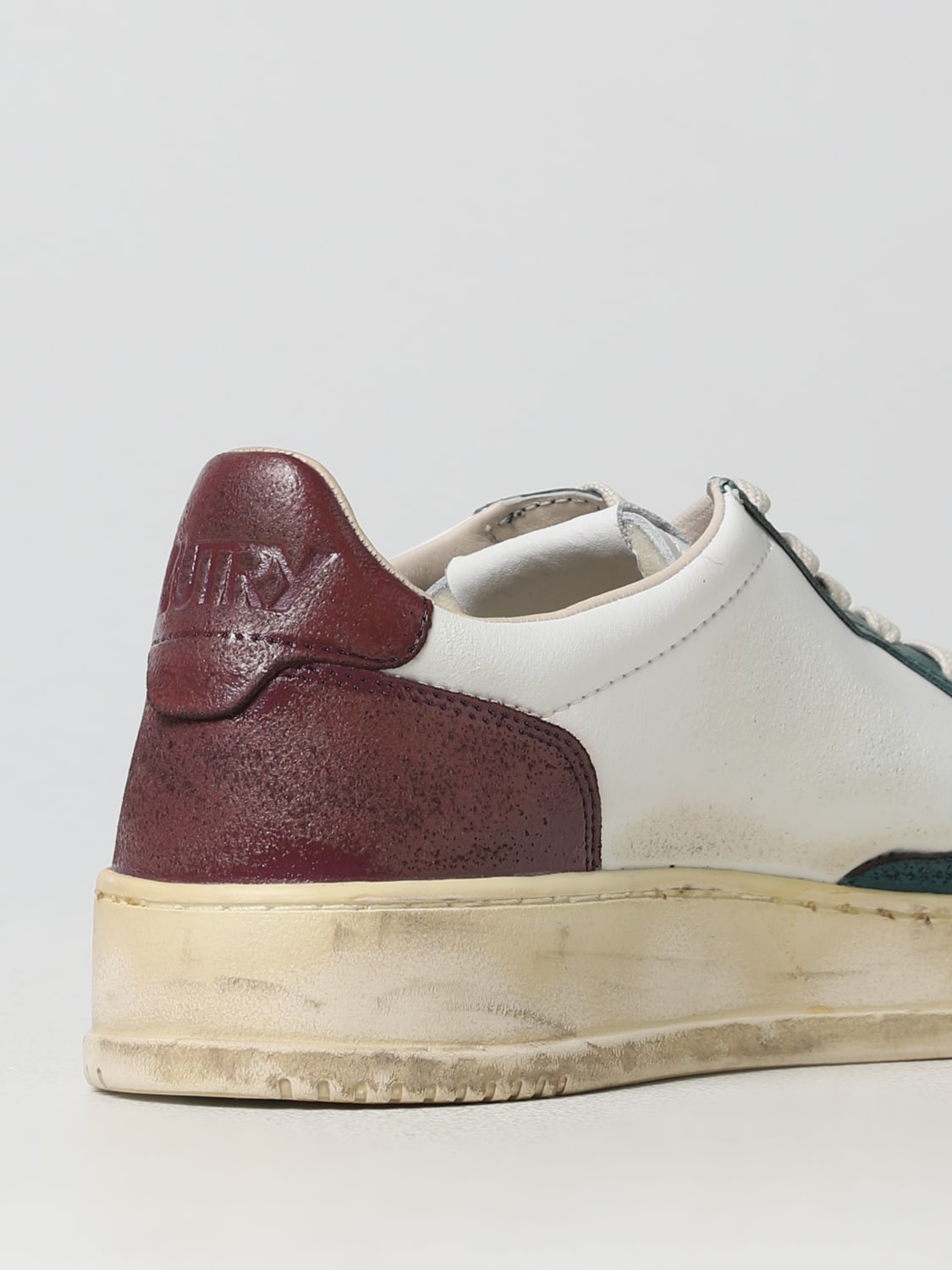 AUTRY SNEAKERS: Autry Super Vintage sneakers in used leather, Multicolor - Img 3