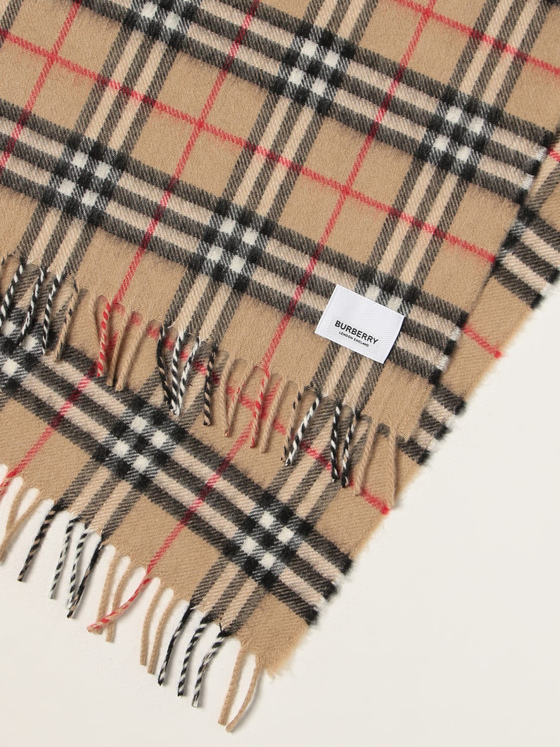 BURBERRY SCHAL: Schals für jungen kinder Burberry, Beige - Img 3