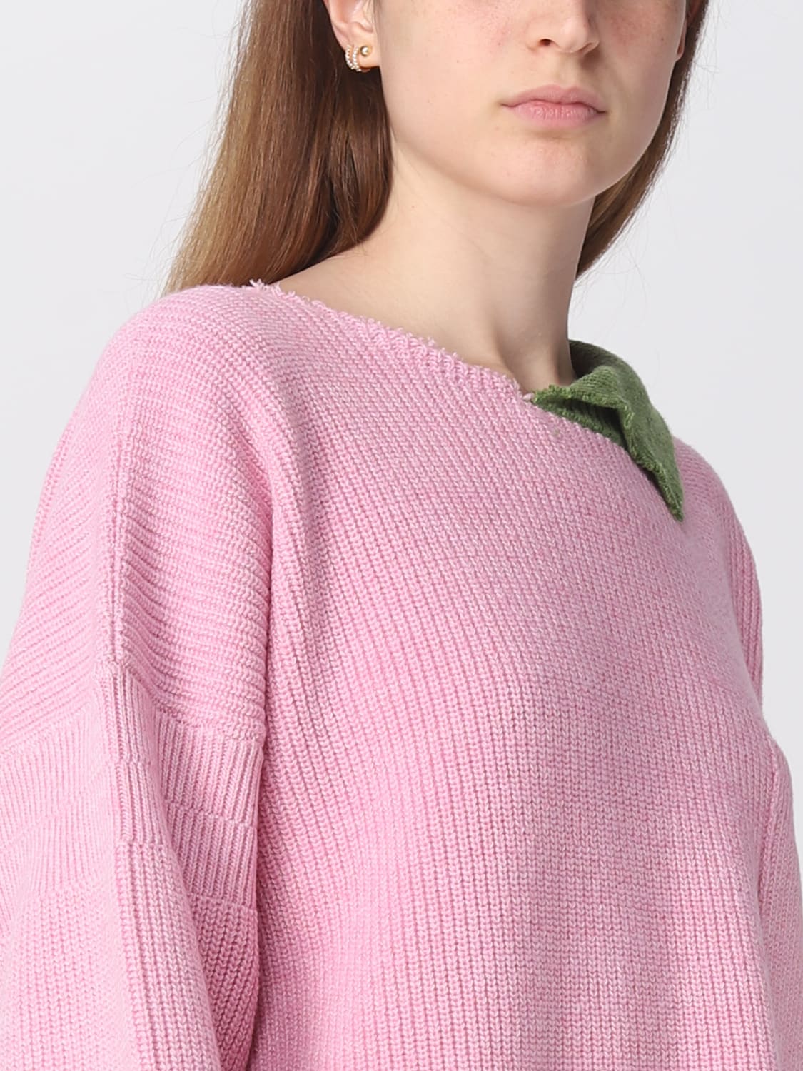 MARNI DRESS: Marni suit in wool and cotton blend, Pink - Img 5