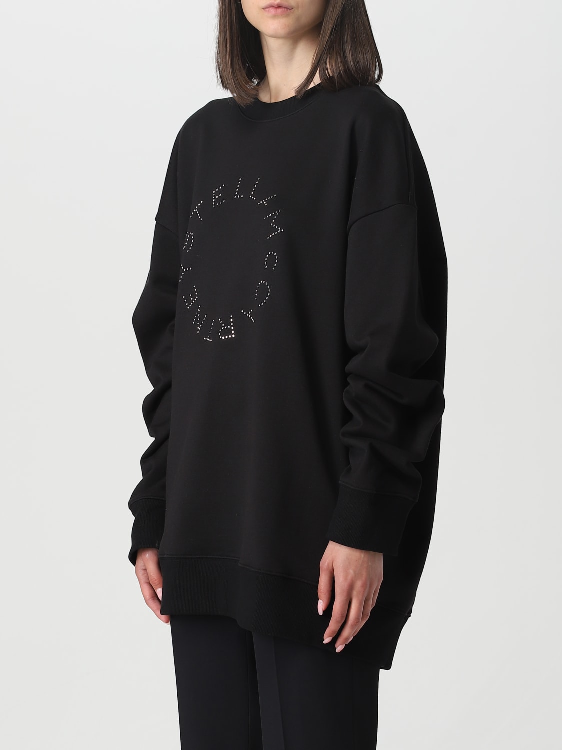 STELLA MCCARTNEY SWEATSHIRT: Stella McCartney cotton sweatshirt, Black - Img 4