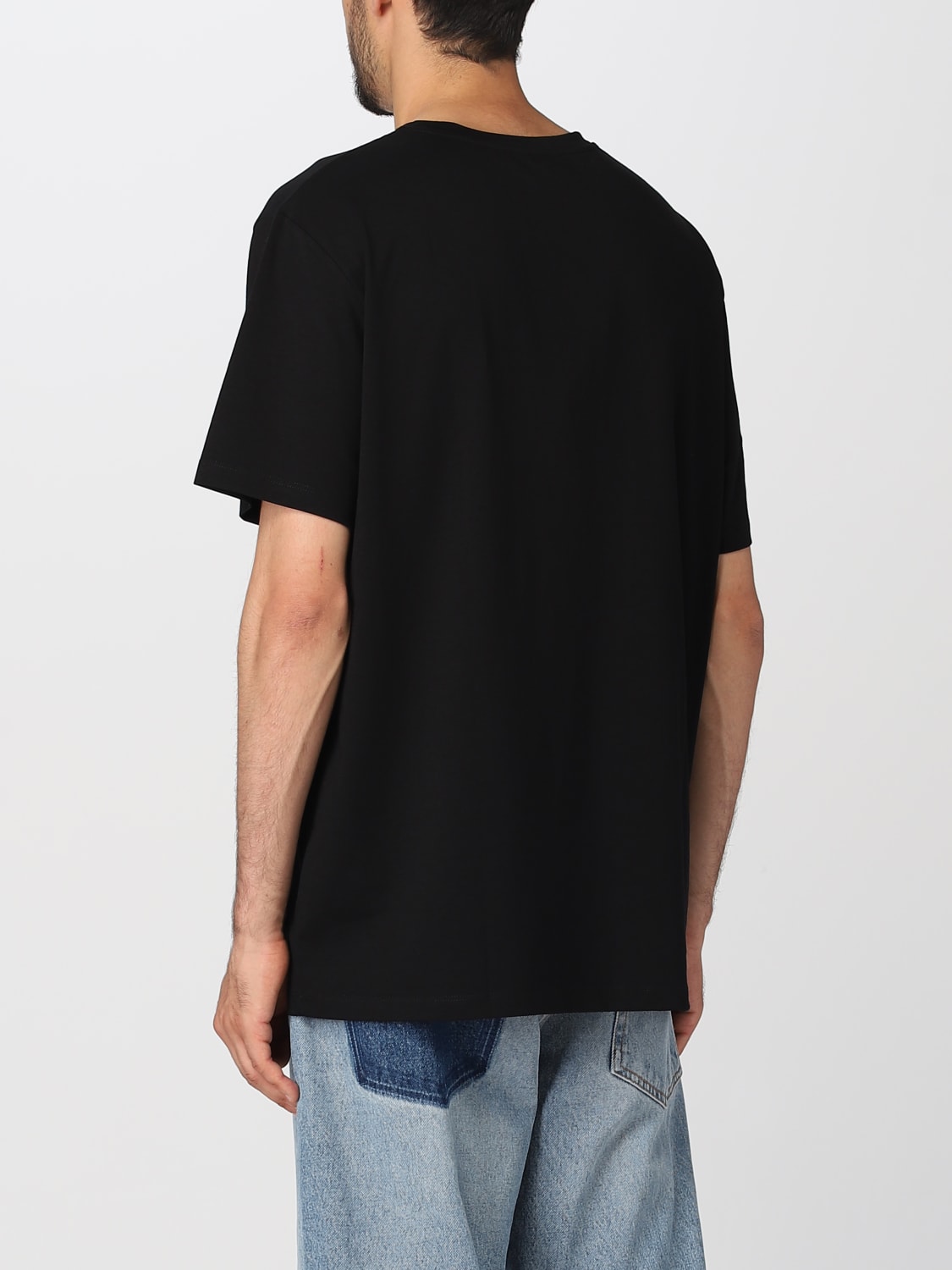 BALMAIN T-SHIRT: Balmain T-shirt in cotton, Black - Img 3