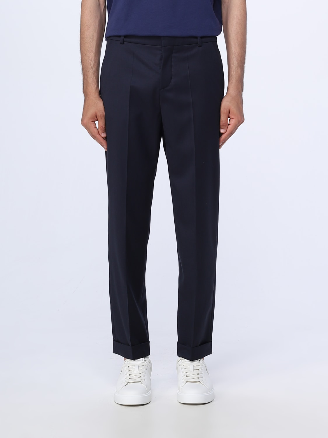 BALMAIN HOSE: Hose herren Balmain, Schwarz - Img 1