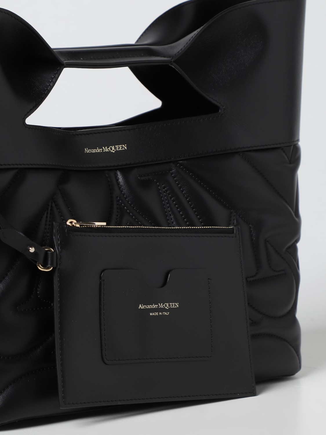 ★alexander mcqueen★革 ボウトートバッグ Alexander McQueen - The Bow leather tote bag Alexander McQueen
