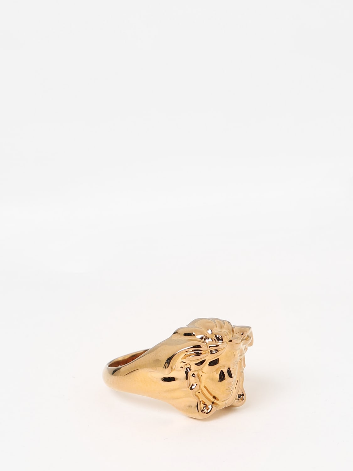 VERSACE JEWEL: Versace Medusa ring in brass, Gold - Img 1