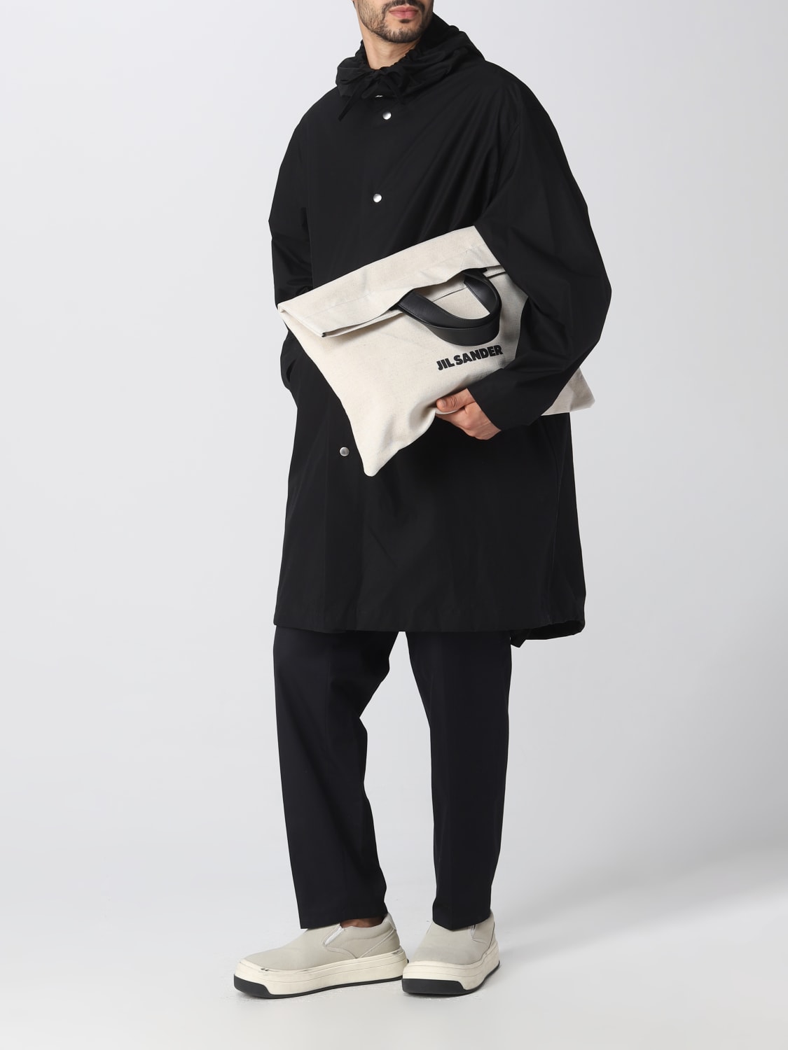 JIL SANDER GIACCA: Giacca Jil Sander in cotone, Nero - Img 2