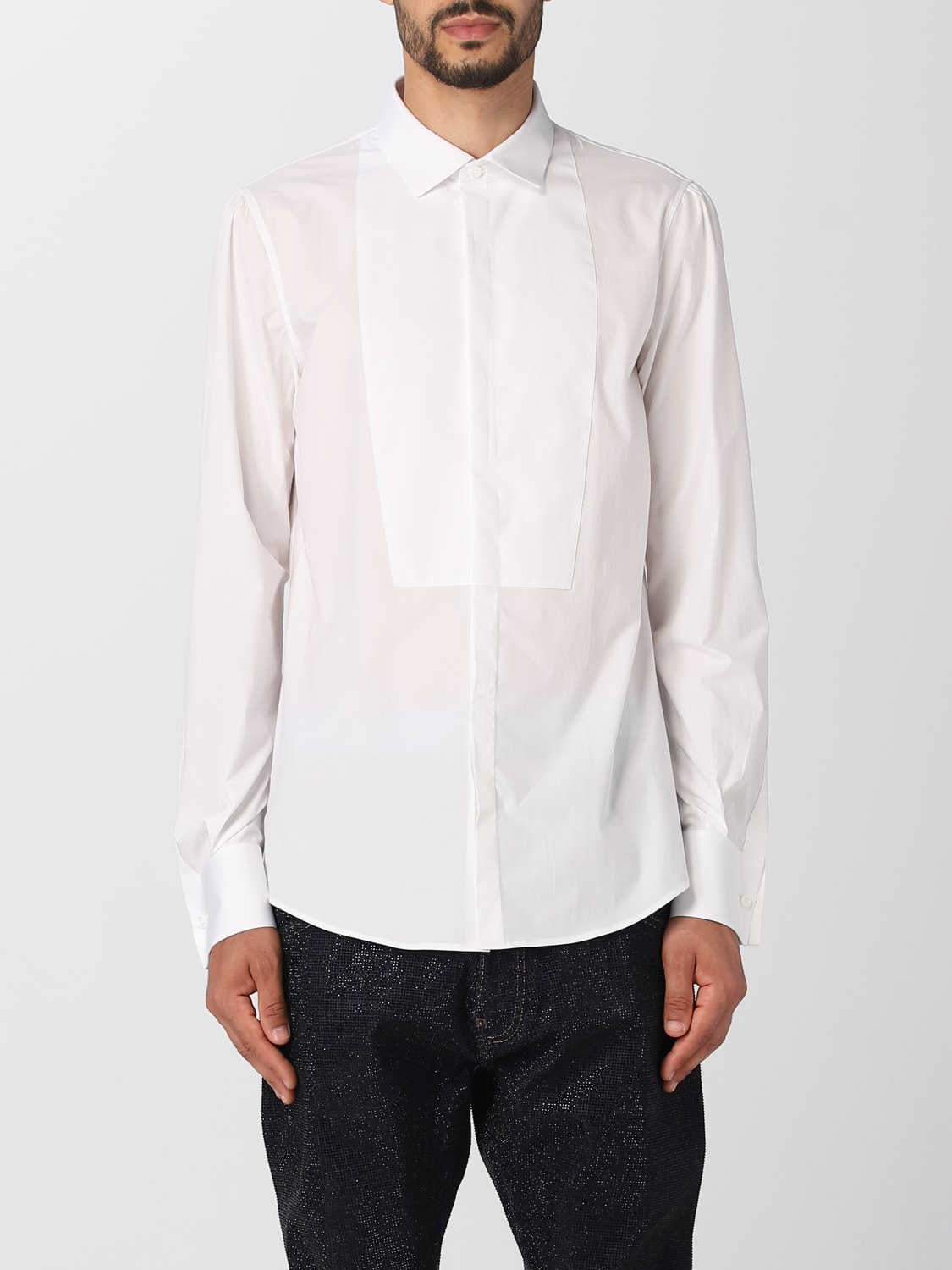 DSQUARED2 SHIRT: Dsquared2 shirt in cotton, White - Img 1