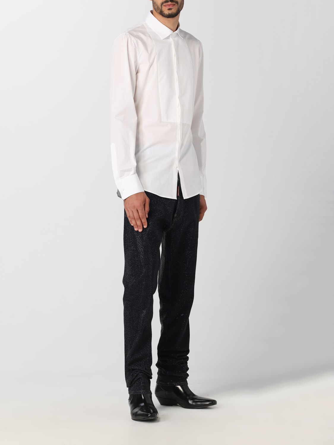 DSQUARED2 SHIRT: Dsquared2 shirt in cotton, White - Img 2