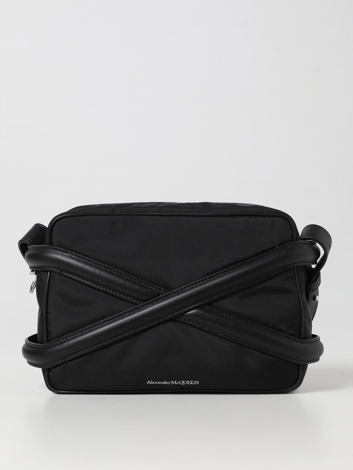 Giglio Borsa Harness Alexander McQueen in nylon e pelle