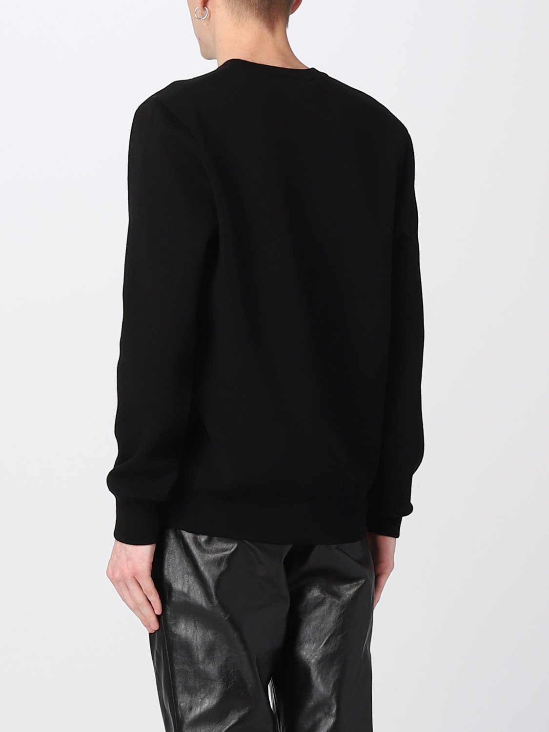 ALEXANDER MCQUEEN SWEATER: Alexander McQueen sweater in viscose and wool blend, Black - Img 3