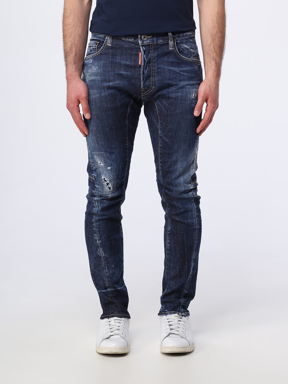 DSQUARED2 JEANS: Dsquared2 jeans in denim, Blue - Img 1