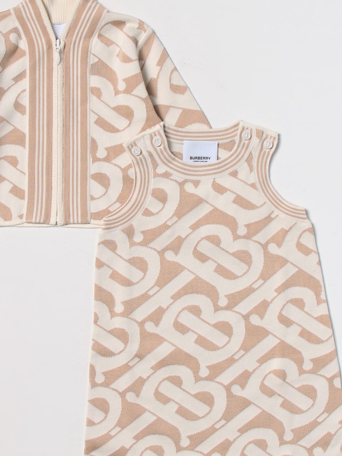 BURBERRY MONO: Pack niños Burberry Kids, Beige - Img 3