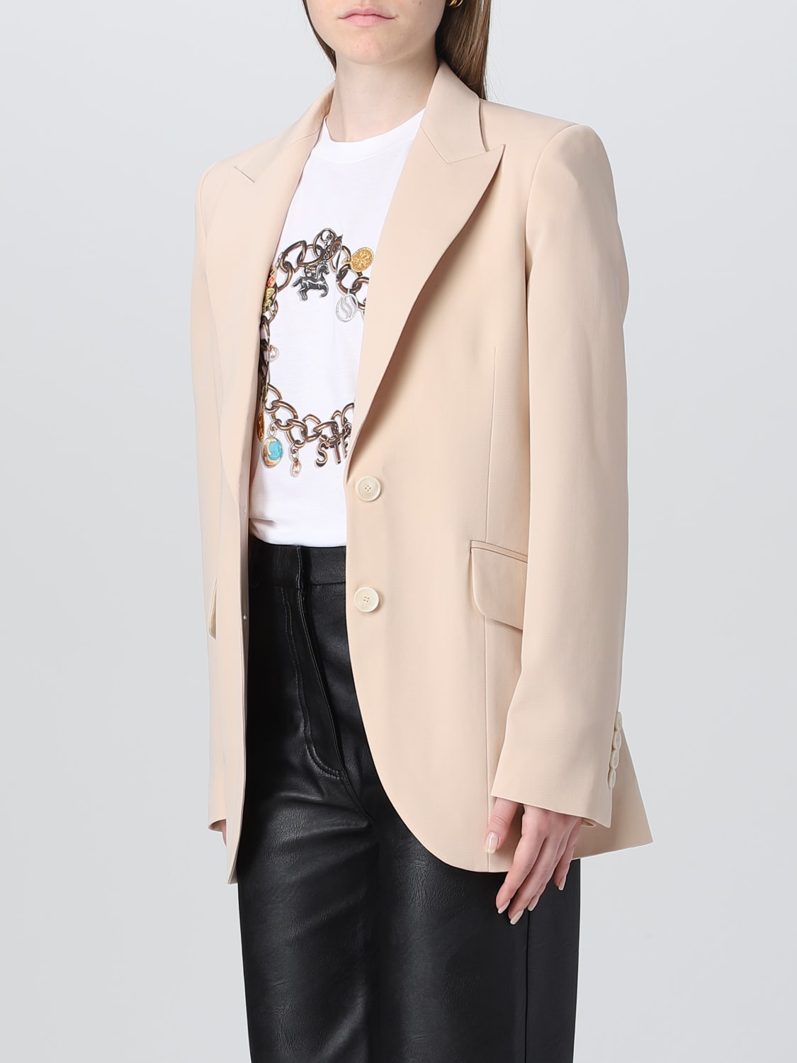 STELLA MCCARTNEY BLAZER: Stella McCartney blazer in stretch wool, Rope - Img 4