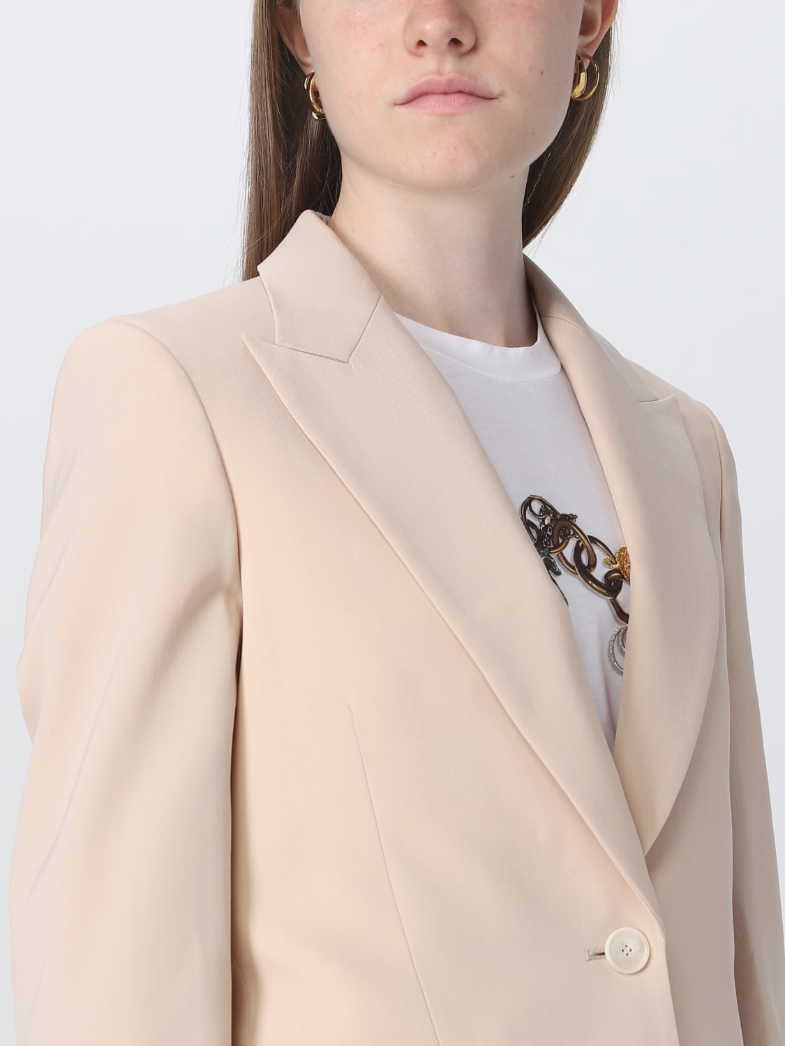 STELLA MCCARTNEY BLAZER: Stella McCartney blazer in stretch wool, Rope - Img 5