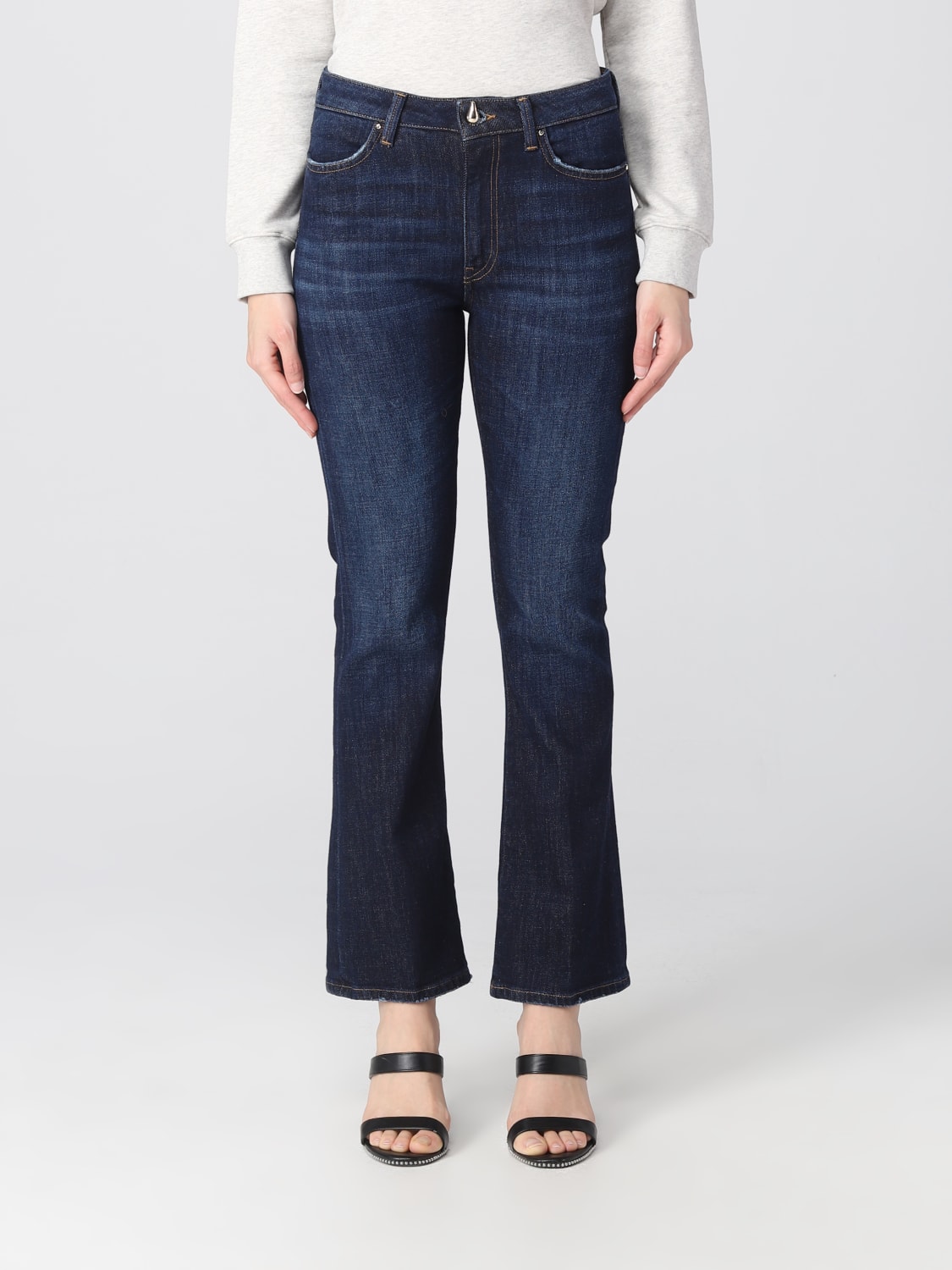 DONDUP JEANS: Jeans Dondup in denim, Bianco - Img 1